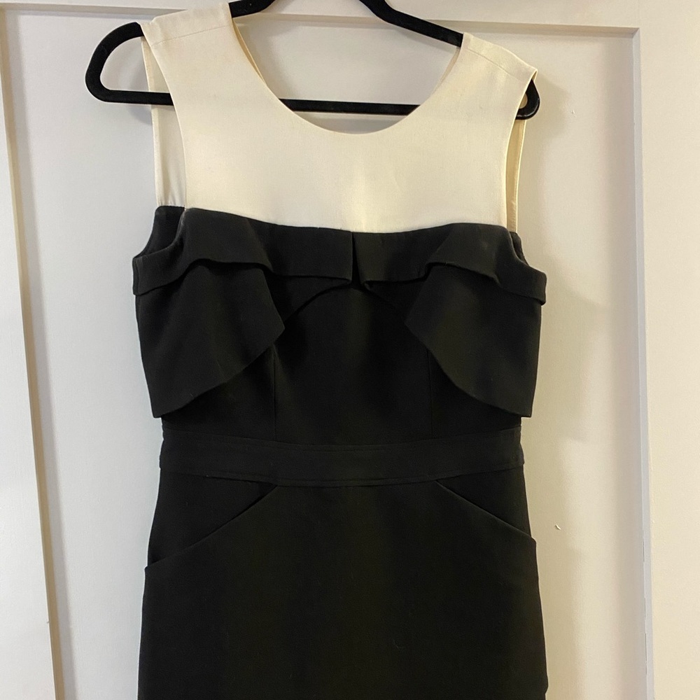BCBG Black and White Mini Dress